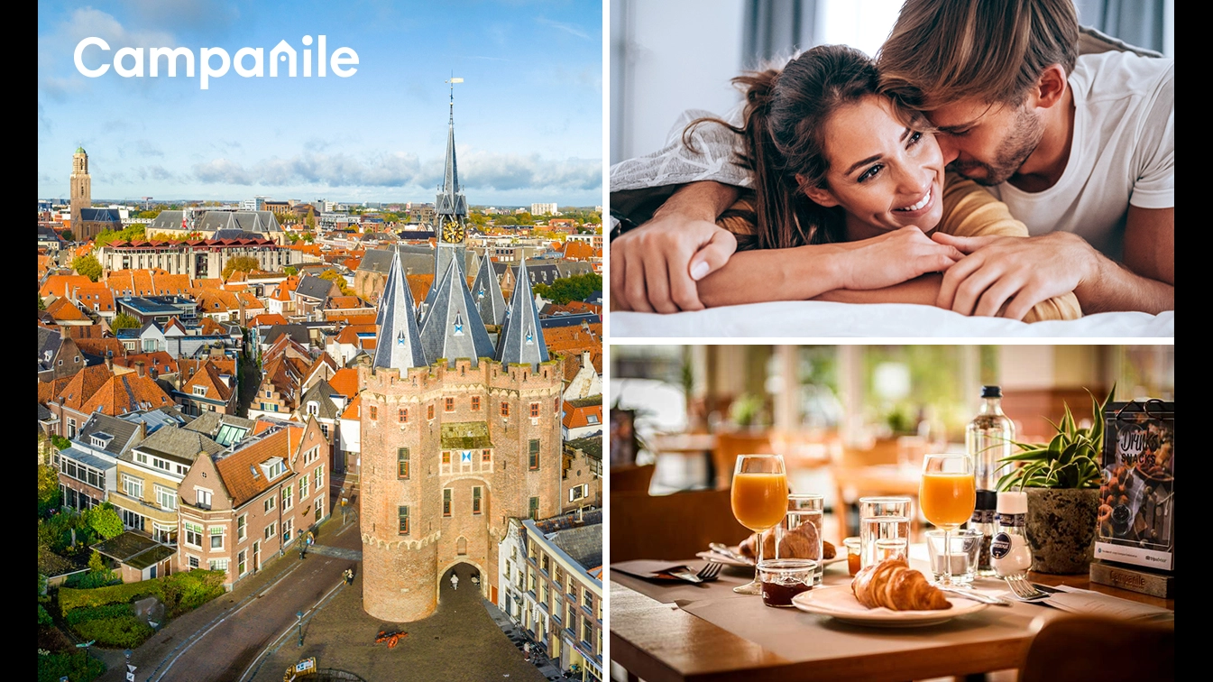 Campanile Hotel Zwolle, Overnachting voor 2 + ontbijt + welkomsthapjes