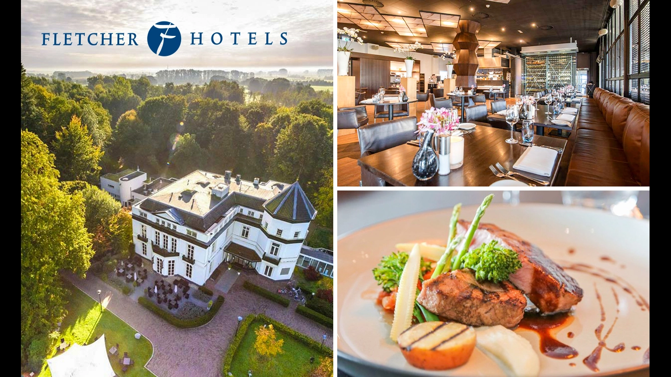 Fletcher Hotels, 3gangen Fletcher's Keuzemenu bij Fletcher Hotels