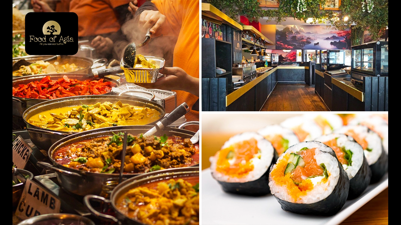Food of Asia, AllYouCanEat (2,5 uur) bij Food of Asia bespaar 28 in Arnhem via Social Deal