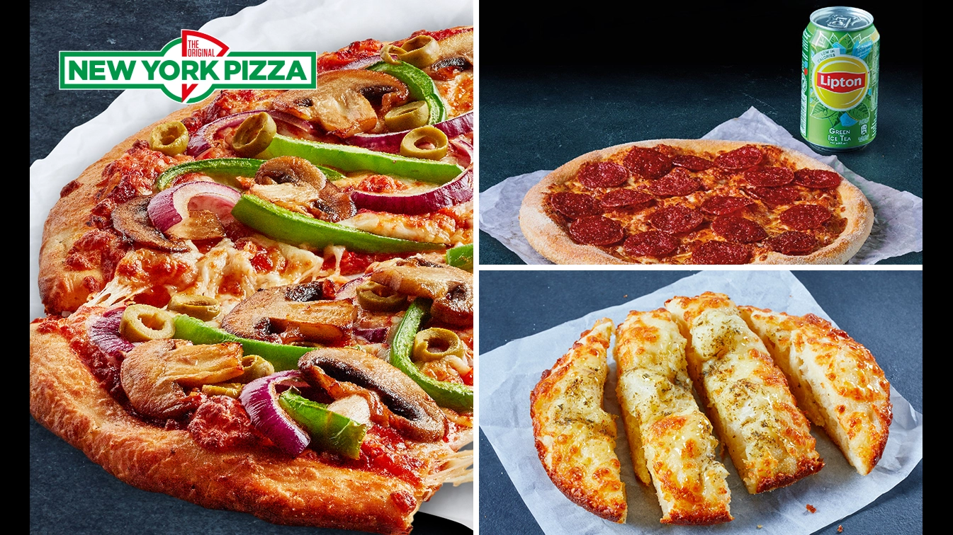 New York Pizza Regio Arnhem, Afhalen: pizza (25 cm) naar keuze