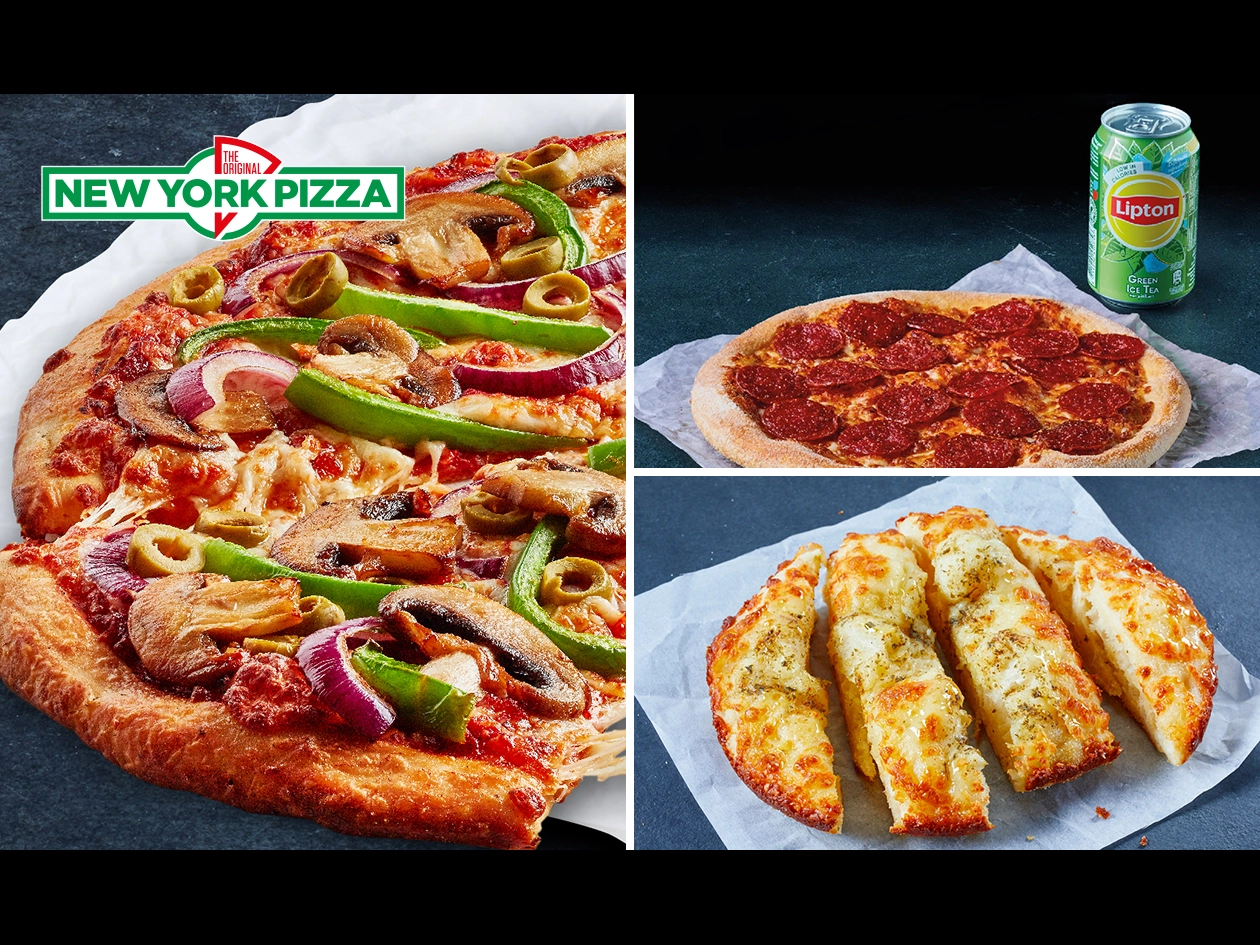 New York Pizza Regio Arnhem, Afhalen: pizza (25 cm) naar keuze